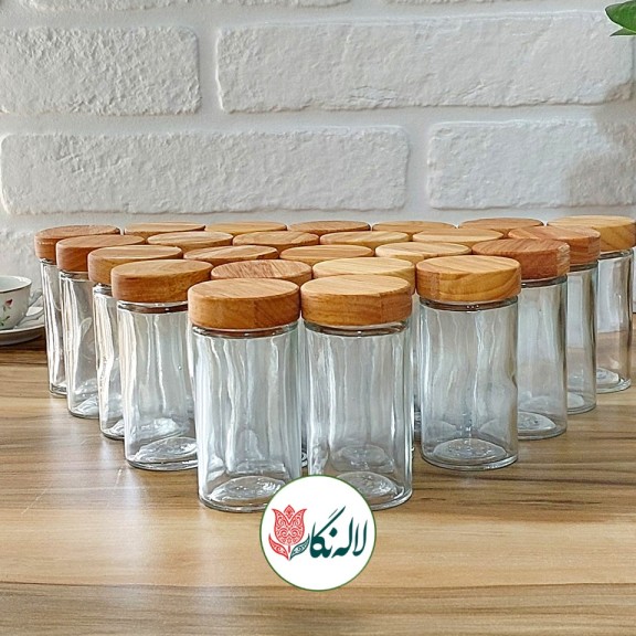 جا ادویه مکارتی درب چوبی رابر 24 عددی